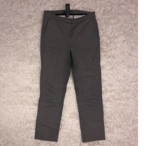 Checkard Suzy Sheir Cropped Dress Pants